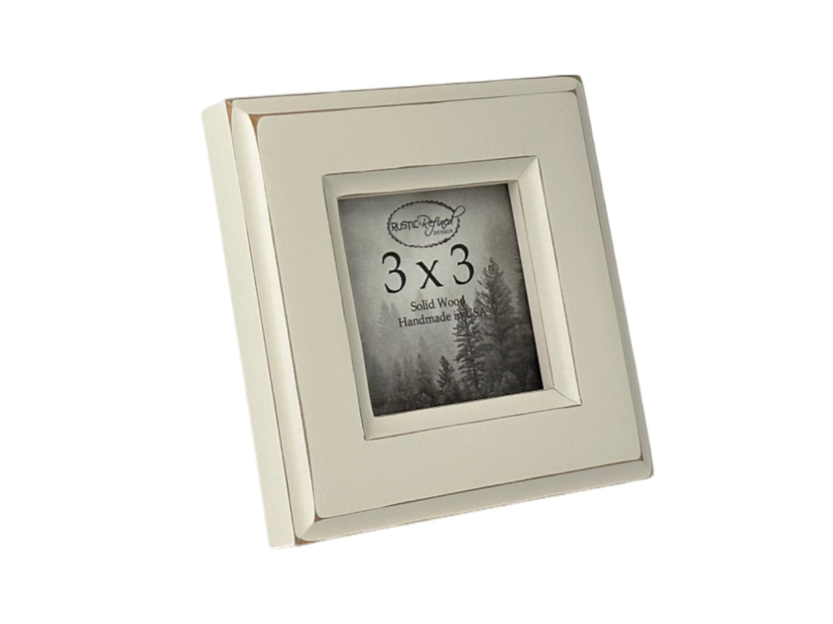 Rustic 3 Photo Frame 3x3 Cottage Collection - Picture Frames – Rustic and Refined Design