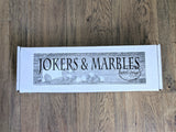 Jokers & Marbles Game 4-8 Player, Fun for the whole family, Game Night, Brown